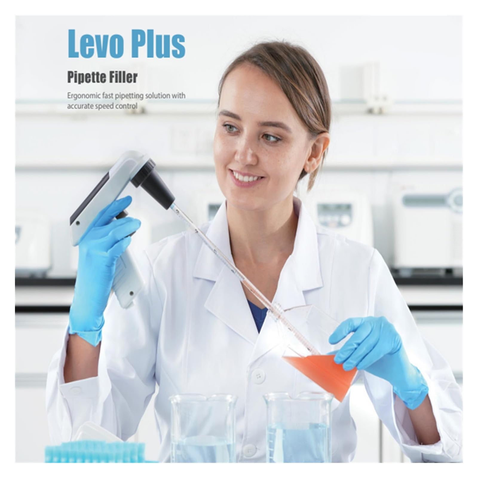 Elektryczna pompka kontrolera pipety laboratoryjnej o dużej pojemności 0,1 ml-100 ml