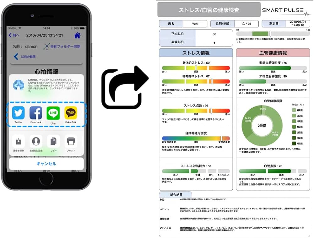 Amazon.co.jp: ストレス測定 ストレスチェック 健康チェック 血液健康