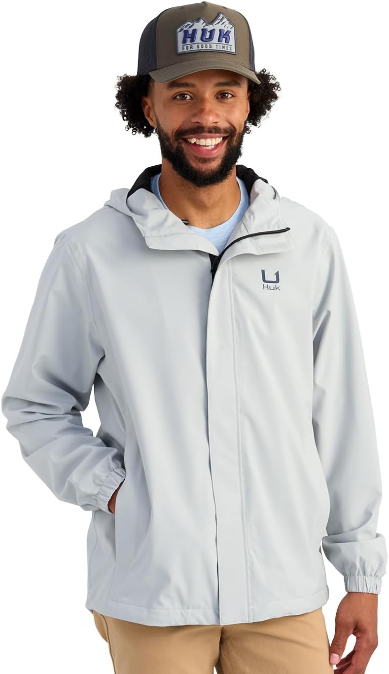 Men's Storm Heavy Duty Rain Jacket 2.0, Waterproof, Windproof, Breathable Rain Coat for Fishing and Outdoor Activities