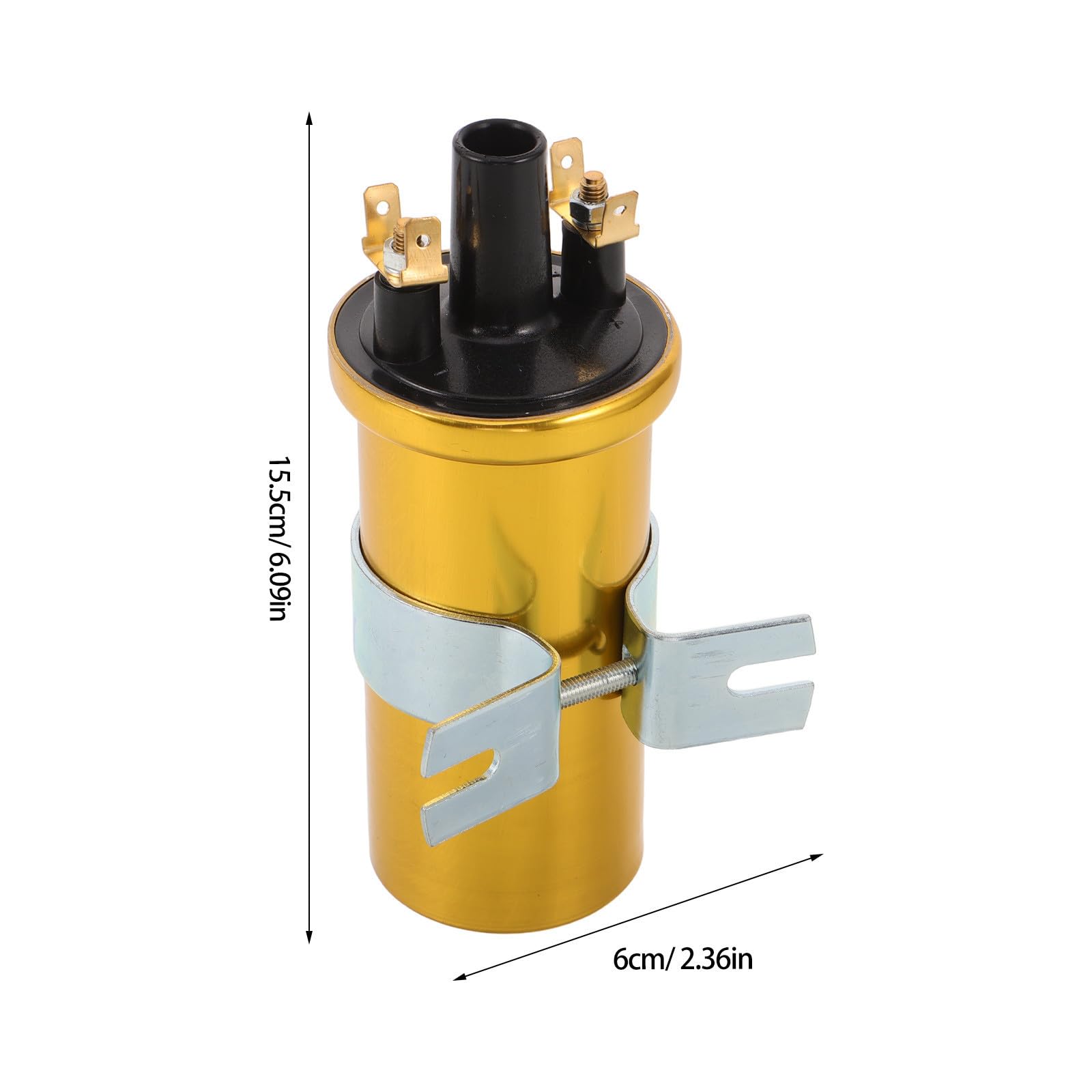 SECFOU Bobina di Accensione 12V a Bagno d'Olio in Metallo DLB105 per Motori Diesel Veicoli Pesanti e Auto