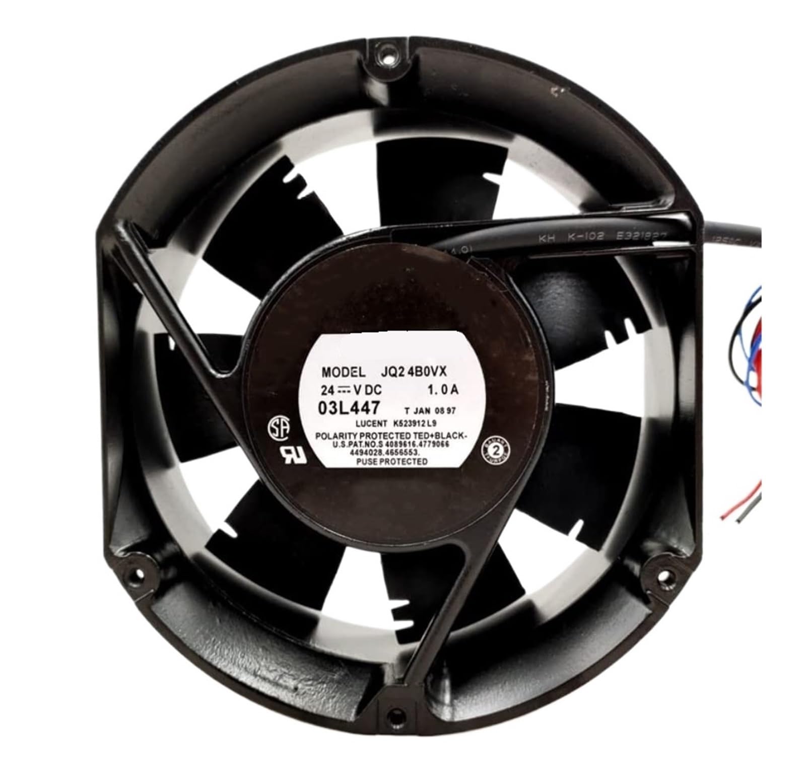 YMUGUEGH JQ24B0VX 24V 1.0A 17251 Cooling Fan
