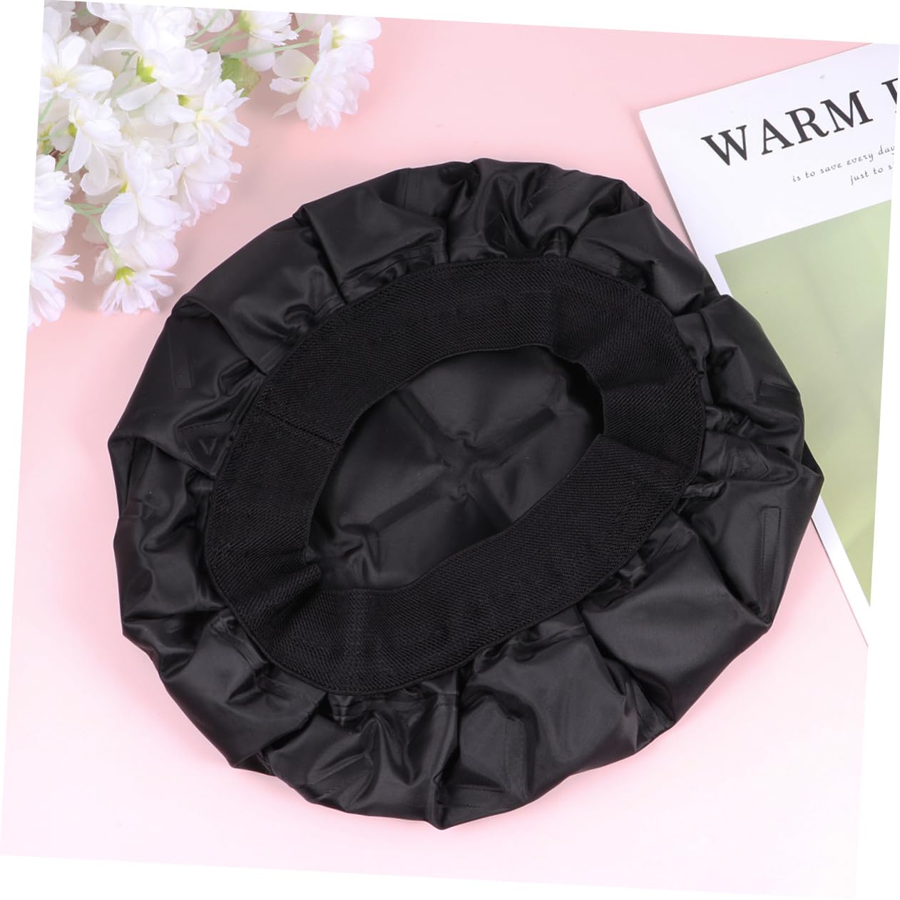 Gorro Térmico Cabello Negro de Gel y Tejido para Coloración
