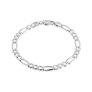 Amazon.com: QUADRI Figaro Link Chain 7mm in 925 Sterling