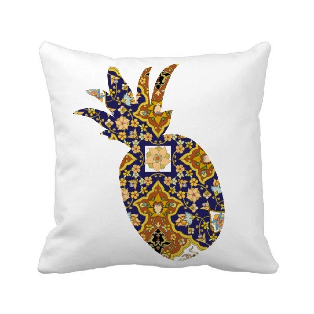 Housse de coussin floral motif ananas pour raviver un canapé usé