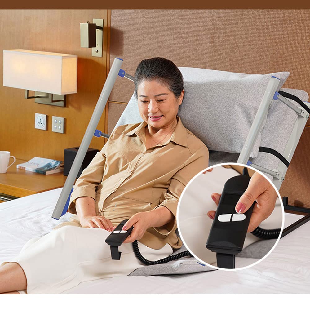 Lifting Cushions,Electric Bed Backrest, Medical Pillow Lifter with Electric Pump System,for The Elderly,Pregnant Women for Adjustable Sit-Up Back Stand Auxiliary Devices,Without armrests