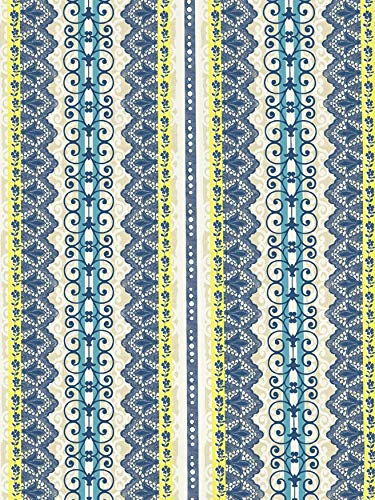Image of DDECOR - Clara 100% Cotton Double Bedsheet with 2 Pillow Covers, King Size, Blue