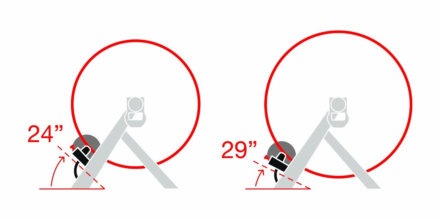 Elite Novo Force Trainer, Magnetic Resistance Bike Trainer, 8 Levels, Novo Force, for Wheel Sizes 24-29 inches, White Elite Novo Force Trainer, Magnetic Resistance Bike Trainer, 8 Levels, Novo Force, for Wheel Sizes 24-29 inches, White