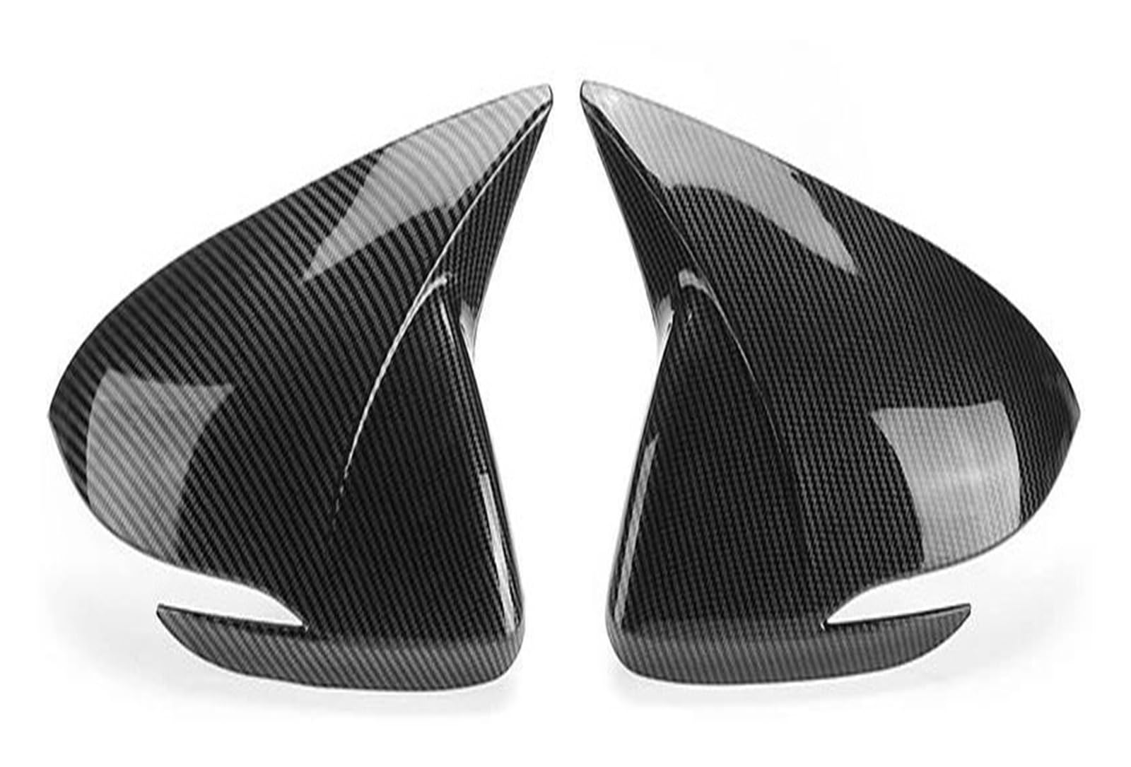 Coques de rétroviseur en carbone pour Hyundai Elantra 2016-2020, finition luxe