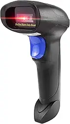 NetumScan Leitores de códigos QR sem fio para computadores, scanner de código de barras USB automático 2D 1D para loja, armazém POS