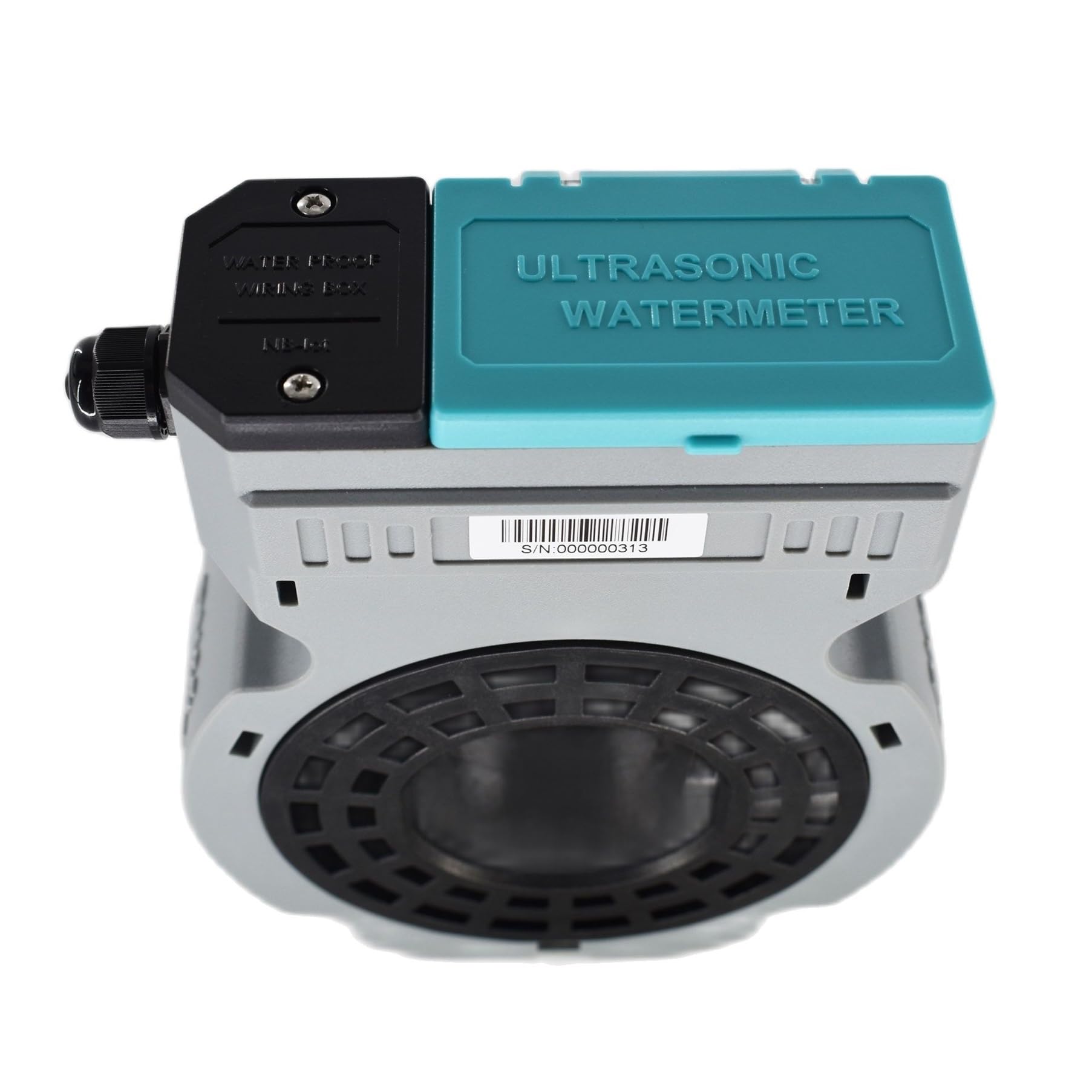 Caudalímetro ultrasónico, Medidor de agua ultrasónico Conexión de brida de suministro de batería DN65 DN80 DN100 IP68 Medidor de flujo de agua digital(DN100)
