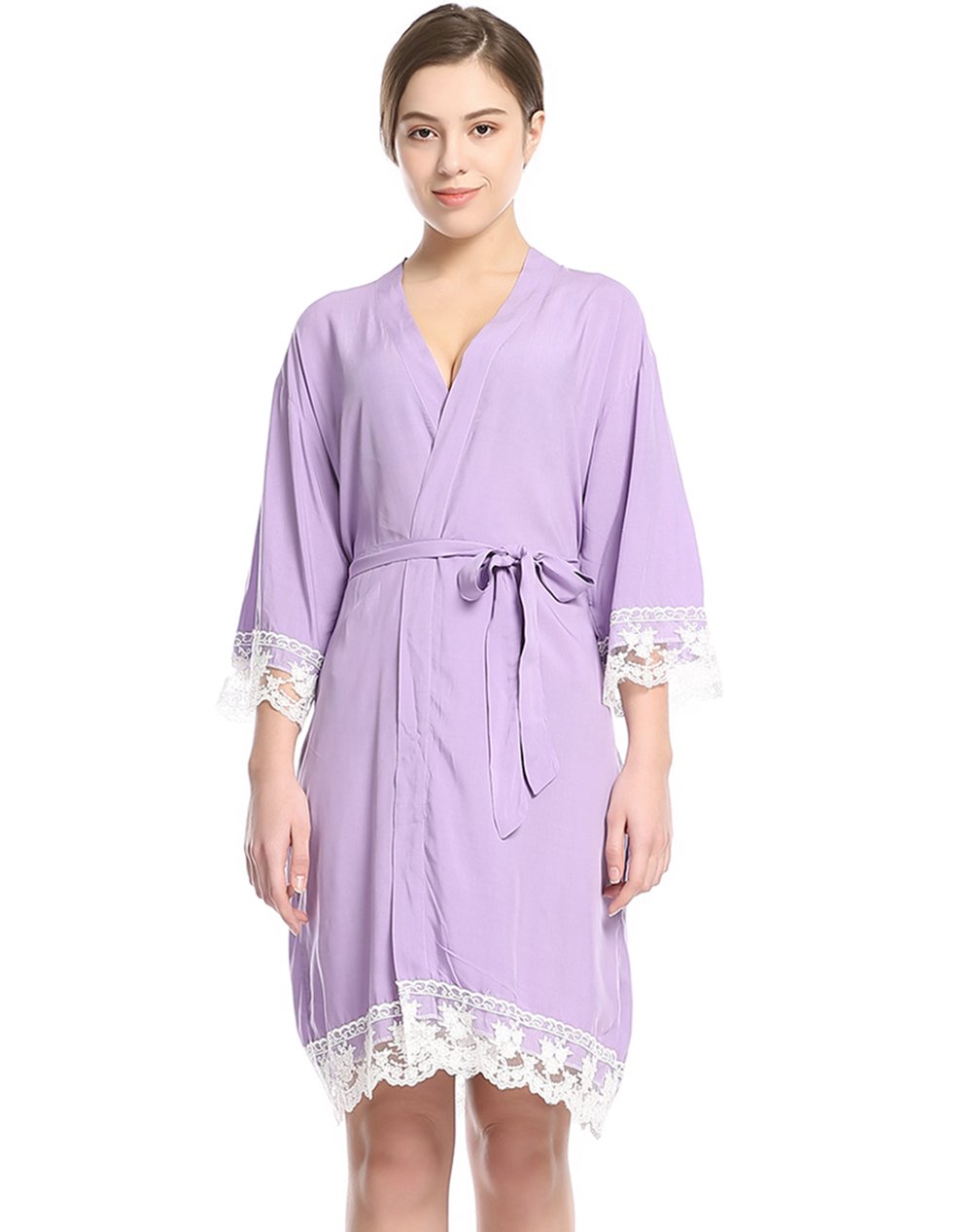 kivie Suknia ślubna / szlafrok kimono na przyjęcie weselne, szlafrok dla druhny na prezent ślubny