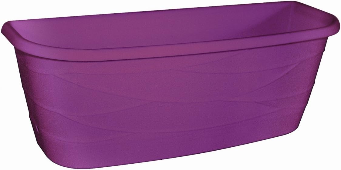 Geli-Thermo-Plastic Bac à Fleurs Avec Réservoir D'eau 80cm Marron 83908008