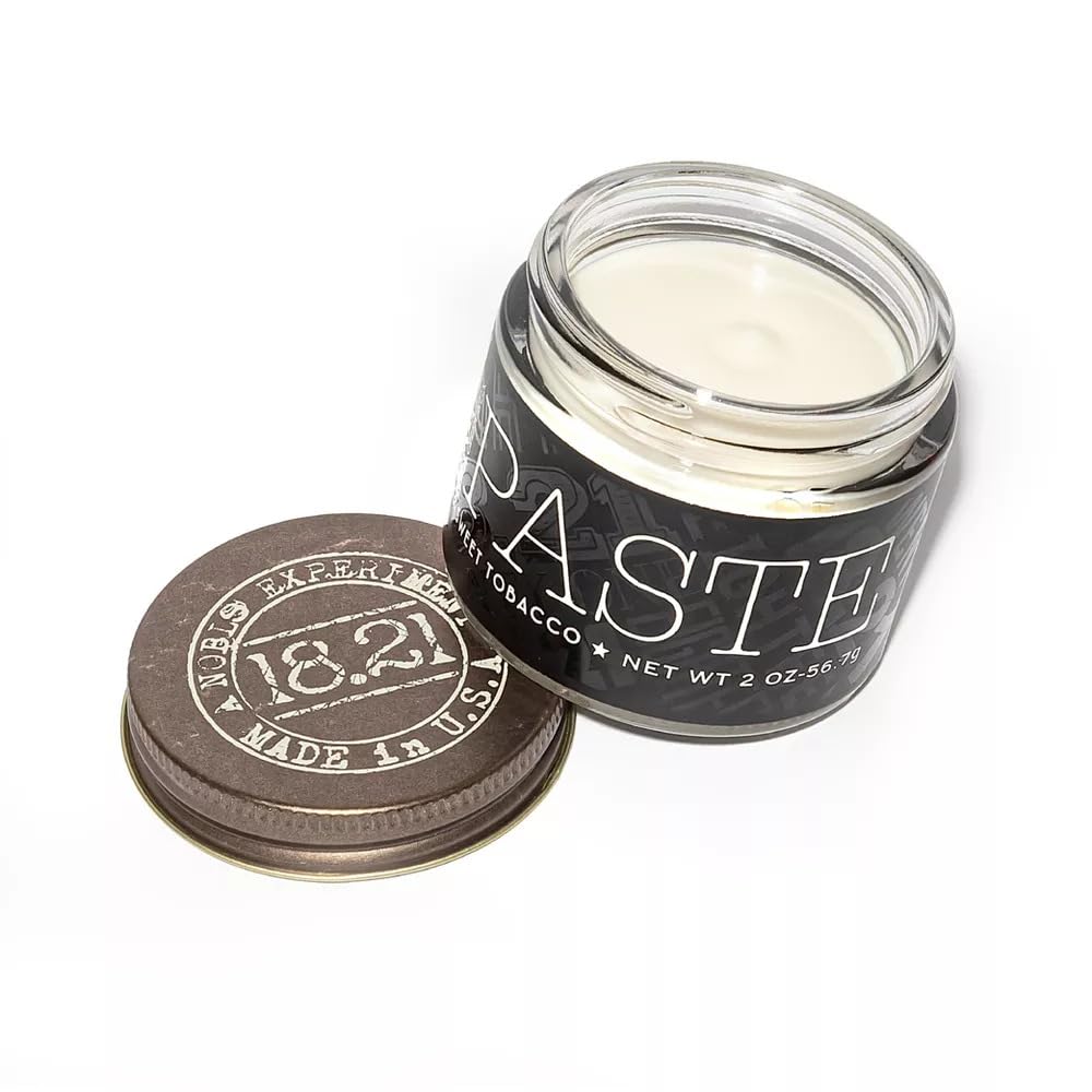 - 18.21 Man Made Hair Styling Product, 2oz. Original Sweet Tobacco Scent in Paste with Natural Shine Finish