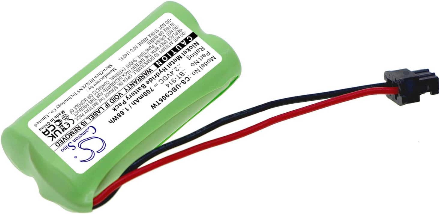Cameron Sino Battery for President Liberty Mic Uniden BC906W PN:Uniden BT-914 700mAh / 1.68Wh
