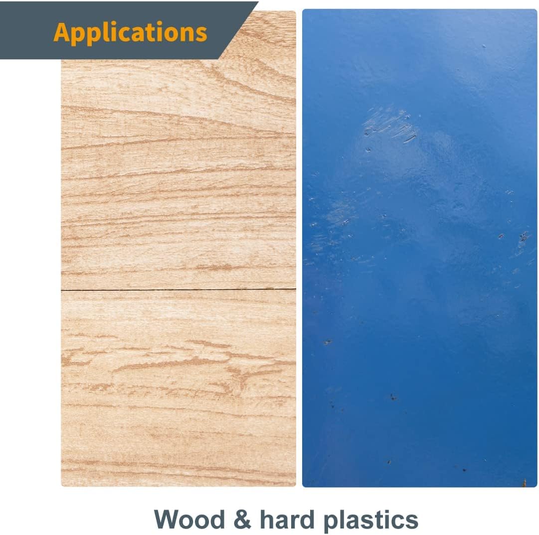 POWERTEC Router Inlay Kit, Solid Brass Bushing Guide Set w/ Alignment Pin, Tungsten Carbide 1/8" Upcut & Downcut Spiral Bits for Router Templates, 1/4" Shank, 1/2" Cutting Depth (72028)