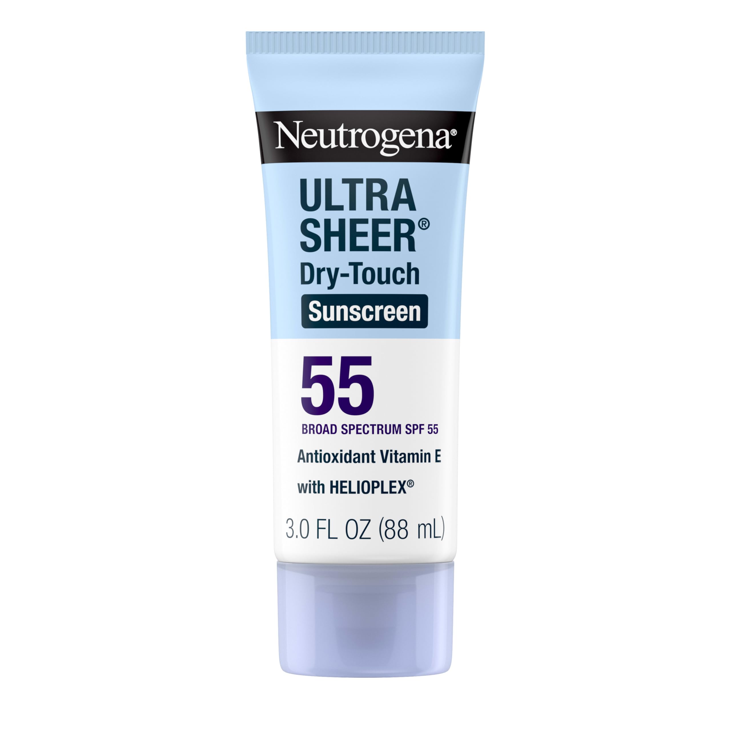 Neutrogena Ultra Sheer Dry-Touch Sunscreen Lotion SPF 55, 3 fl oz 3 Fl Oz (Pack of 1) SPF 55