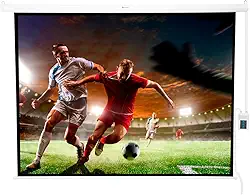 Tela de Projeção Elétrica Com Controle Remoto 200x150cm 220V Goldentec