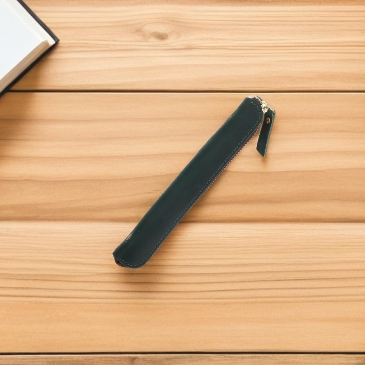 2 Piezas Estuche para Lápices de PU Vintage Unidades Bolsa de Lápices Portátil de Bolígrafos Monedas y Accesorios Diseño Elegante y Resistente para Estudiantes y Profesionales