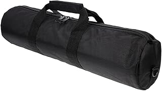 HONMEET Bolsa de armazenamento de tripé para microfone para câmera, tripé, para câmera, tripé, bolsa de tripé, bolsa de transporte, bolsa de suporte de microfone, bolsa de suporte de luz, bolsa de tripé, capa de viagem preta