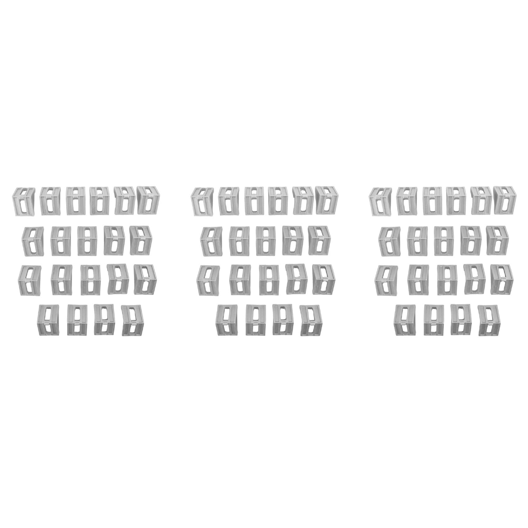 Ctrlzs Silver 60Pcs 4040 Aluminum Corner Brackets Corner Fitting Angle 40 X 35 Connector Fastener For 4040 Industrial Aluminum Profile