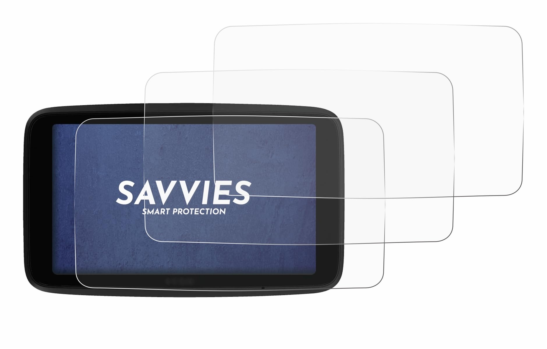 Pellicola Protettiva Savvies Per TomTom Rider 500 – Confezione Da 6 – Protezione Schermo Trasparente Anti Graffio
