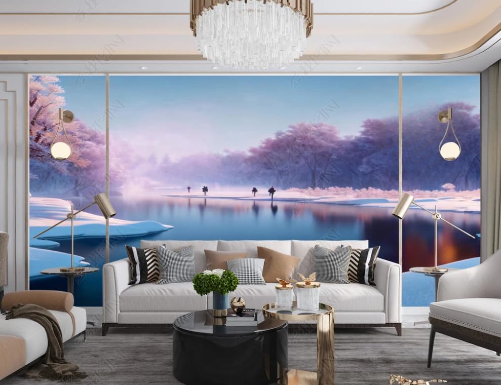 Papier peint intissé pour salon de restaurant poster panoramique 400x280 cm