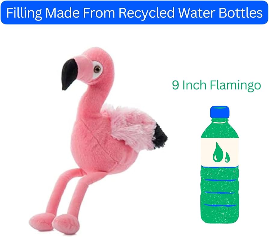 Amazon.com: The Petting Zoo Flamingo Stuffed Animal, Gifts for