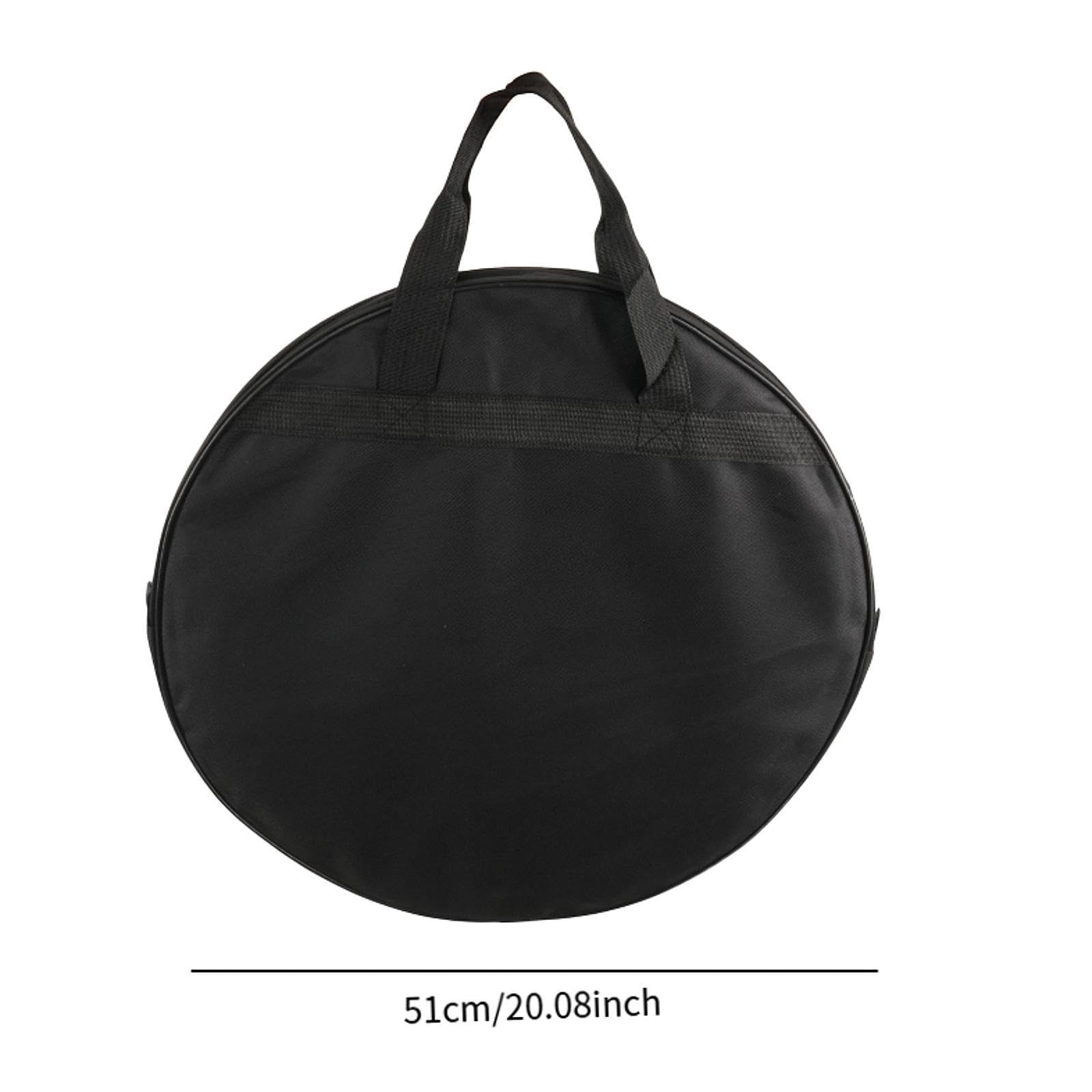 Borsa di stoccaggio dei piatti di trasporto di piatti da 20 pollici Divisori imbottiti portatili resistenti a graffi con maniglia di trasporto