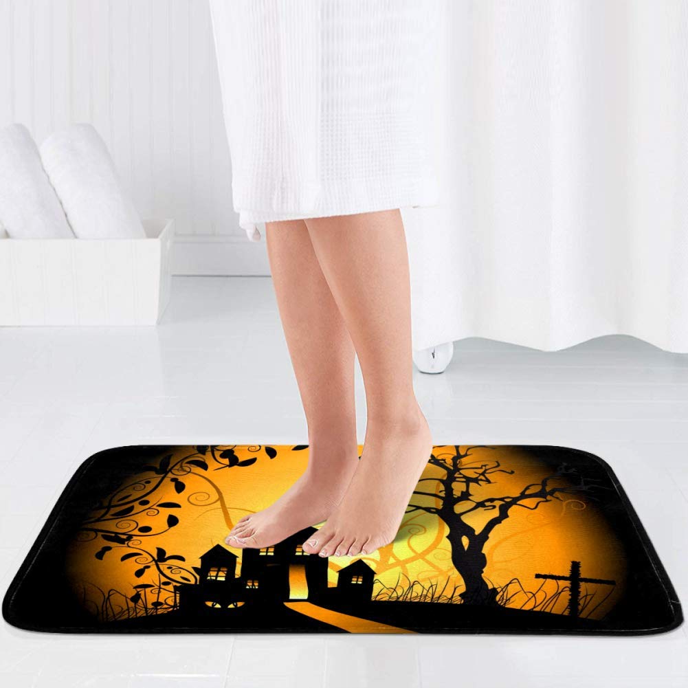 Allenjoy Halloween-Hexen-Duschvorhang 183 X 183 Cm – Mit Haken, Wasserdicht & Waschbar | Herbst-Deko Fürs Badezimmer