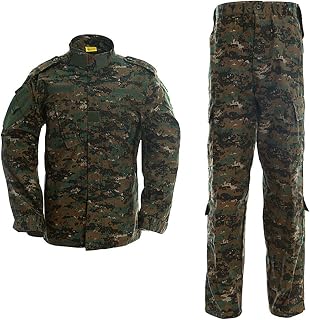 Military Tactical Men's Combat Uniform Set Shirt and Pants Sets Cp Camo Uniforms for Army Airsoft Paintball Hunting
