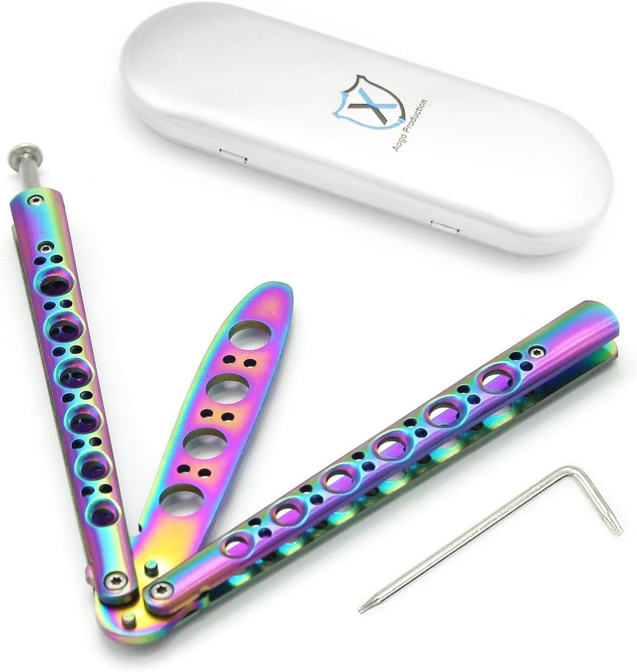 coltello a farfalla per l'allenamento 2pc