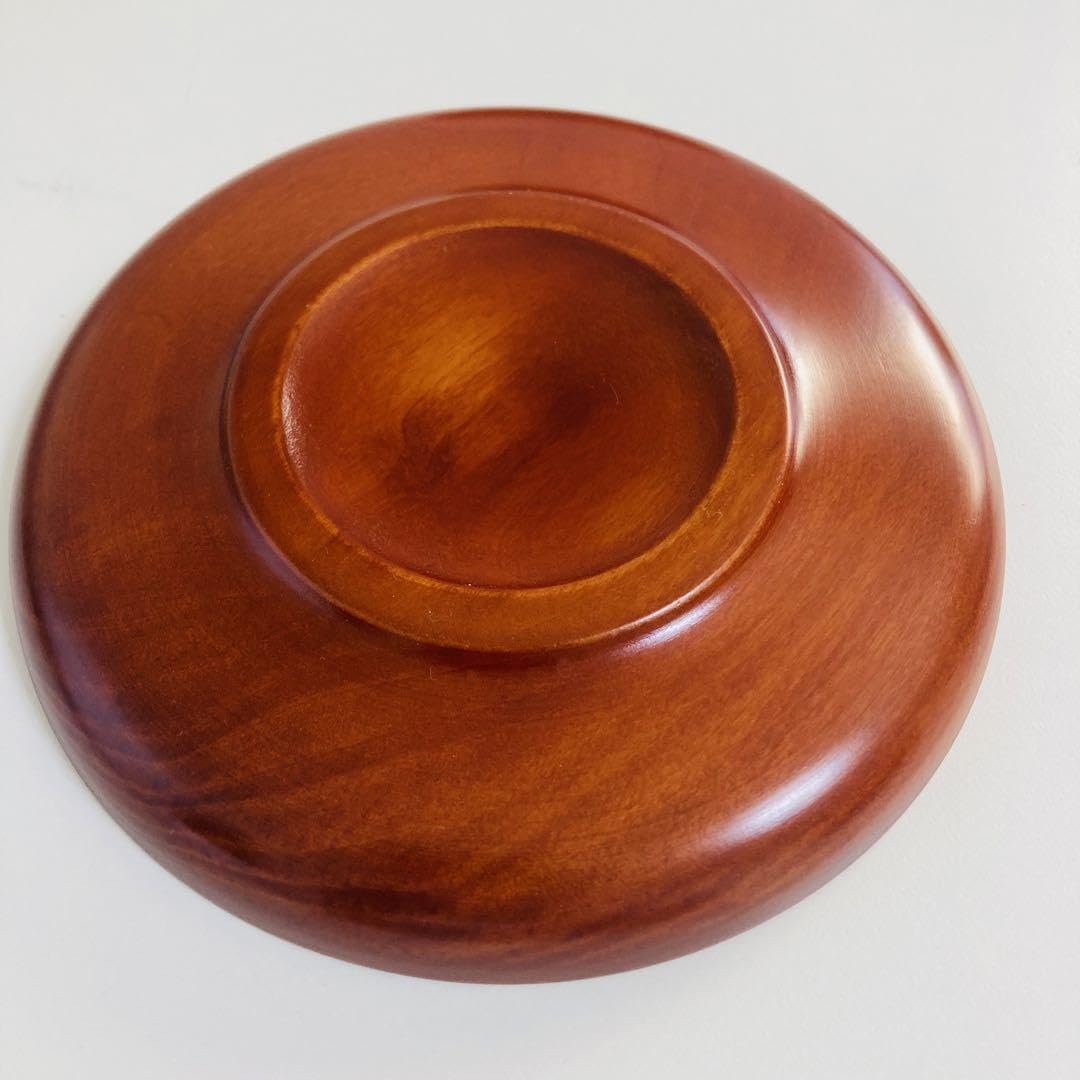 Amazon.co.jp: 日本伝統工芸指定 木曽漆器 木目内朱5.0銘々皿 山加萩村