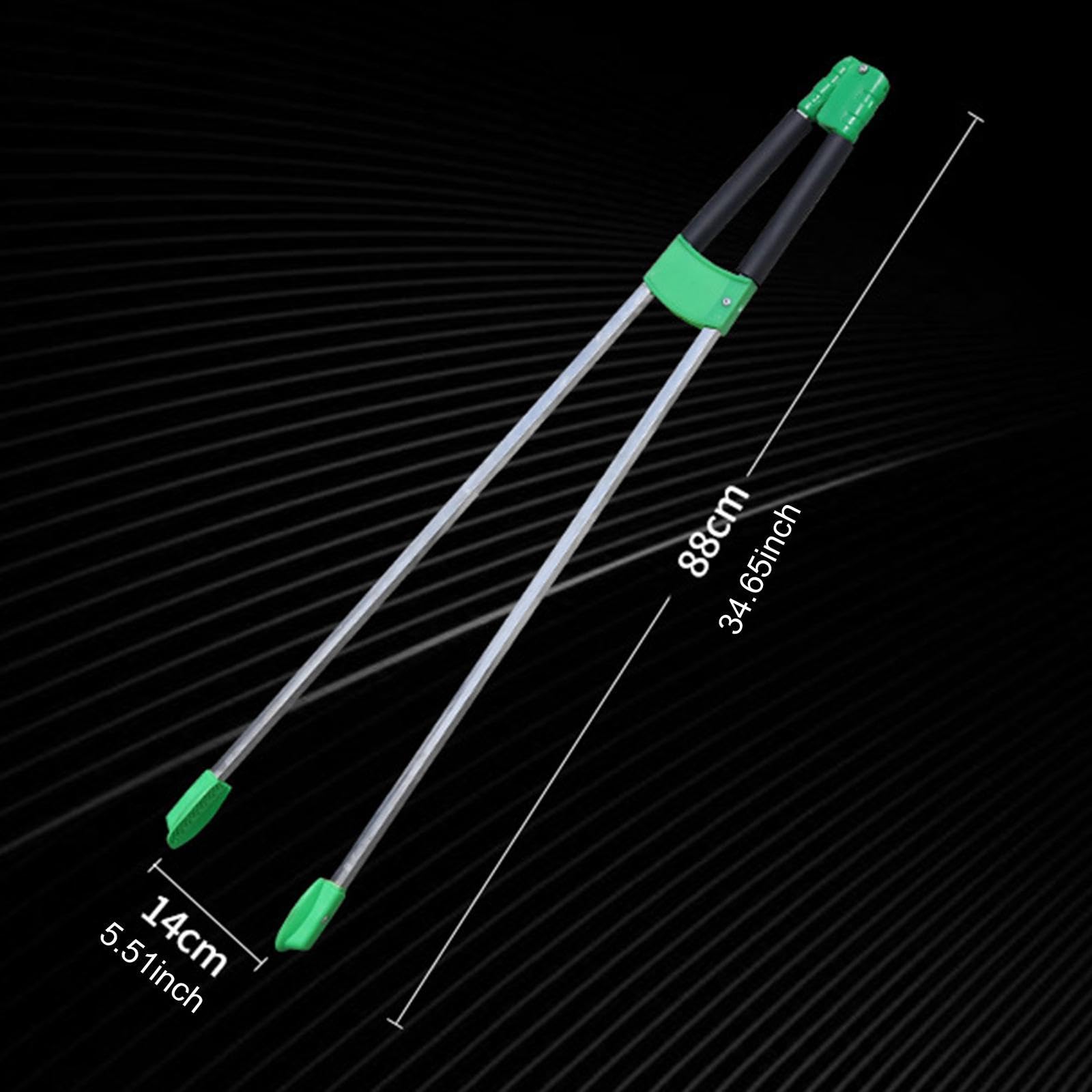 Recolector de Basura Garra Recogedora de Basura Pinza para Recoger Basura Herramienta para Alcanzar Objetos con Estructura Robusta Manejo Sencillo Ade, 88cm