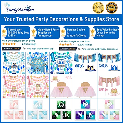 Partyhooman FBPB0007 1St Birthday Photo Banner For Baby From Newborn To 12 Months, First Birthday Decorations Girl Monthly Milestones Garland | First Birthday Photo Banner Pre-Strung With Frame  thumb #6