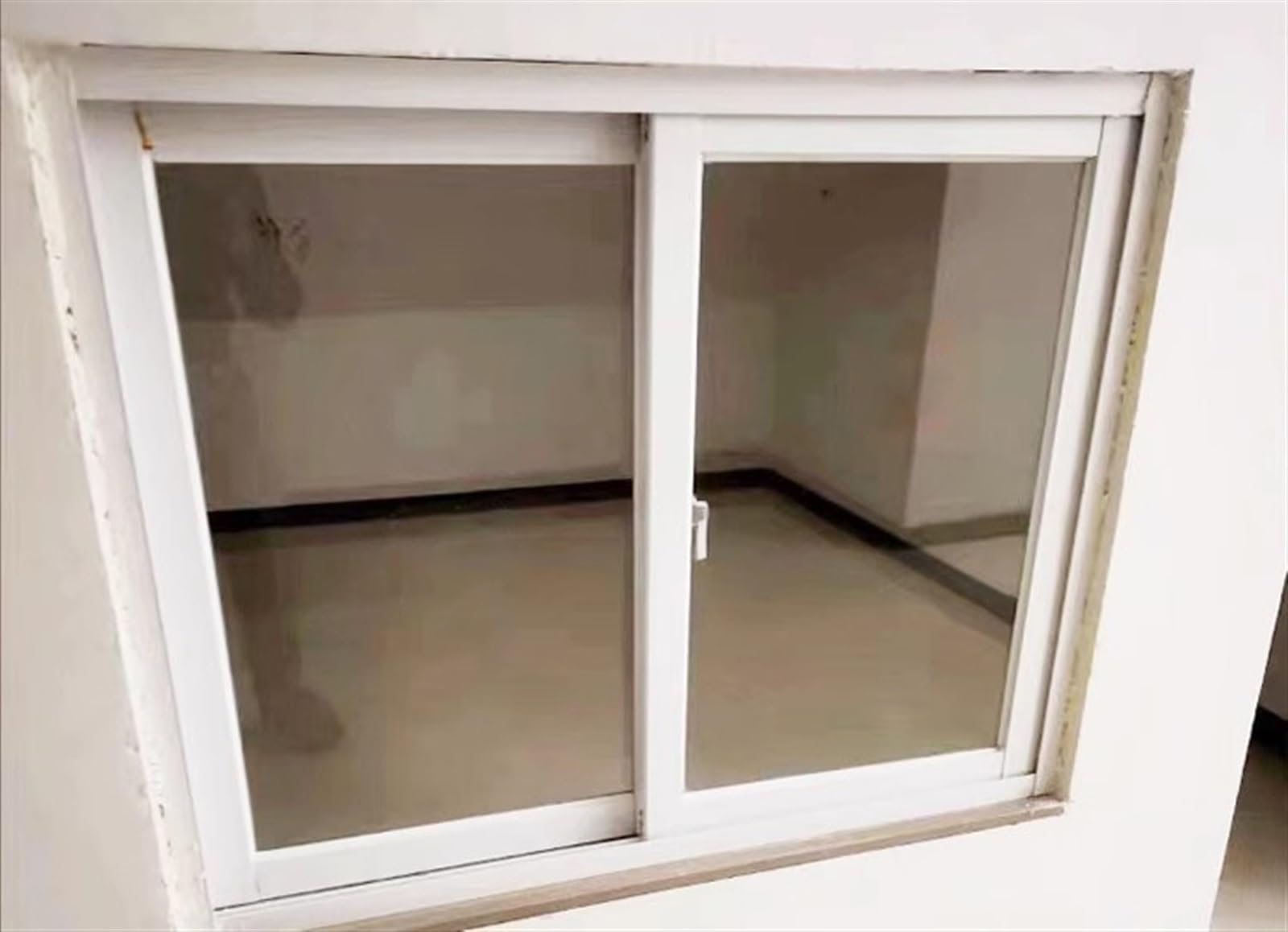 Ventanas correderas Ventana corrediza con Marco de Aluminio Blanco de 120 100 90 80 70 60 50 40 cm para cobertizos, sótanos, Casas de Juegos, garajes y graneros(WxH 29x18in/73x45cm)