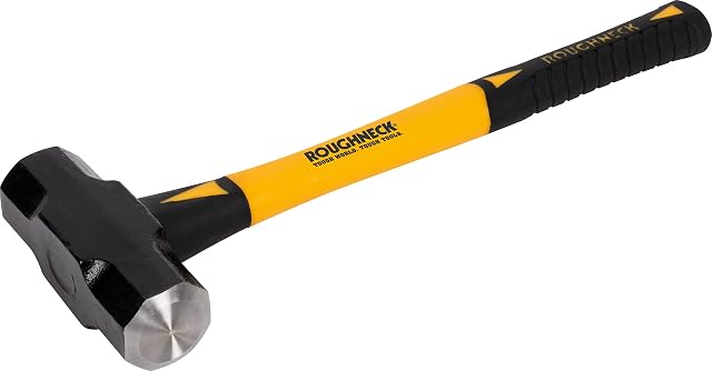 Roughneck ROU65622 Mini Sledge Hammer Fibreglass Handle With Shock Absorbing Grip 3lb/ 1.4kg, Black