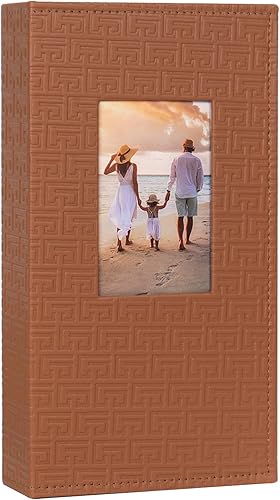 Miniatura 7 de RECUTMS - Álbum de fotos de 600 bolsillos para fotos de 4 x 6pulgadas, 5 por página, cubierta de piel sintética con diseño de rosas, para fotos de