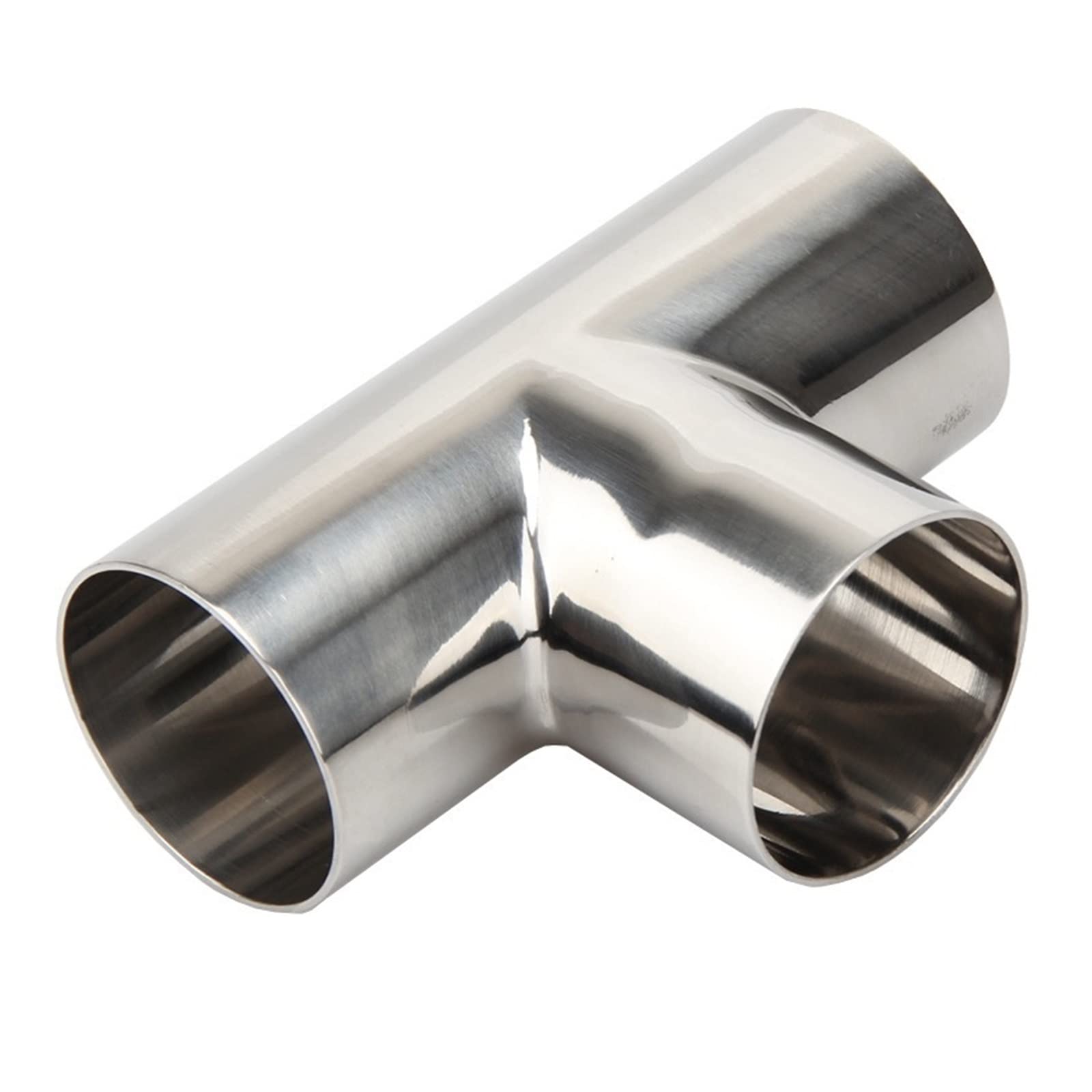 Rnumligh One Color Rnumlig 1Pcs 16Mm-108Mm Type T 3 Way Tee Joint Butt Welding Pipe Connection Fittings Polishing 304 Stainless Steel Cheerfully (Size : 102Mm)