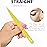 SIVOTE Lash Tweezers for Eyelash Extensions for Volume, Isolation & Classic Lashes, 3 Pack, Yellow