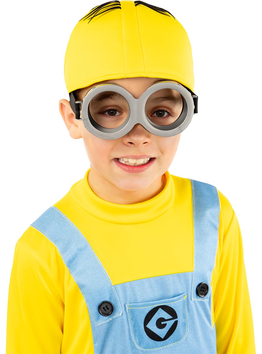 Funidelia | Guantes de Minions para hombre y mujer Dibujos Animados, Minions, Películas & Series - Accesorios para adultos, accesorio para disfraz - Negro