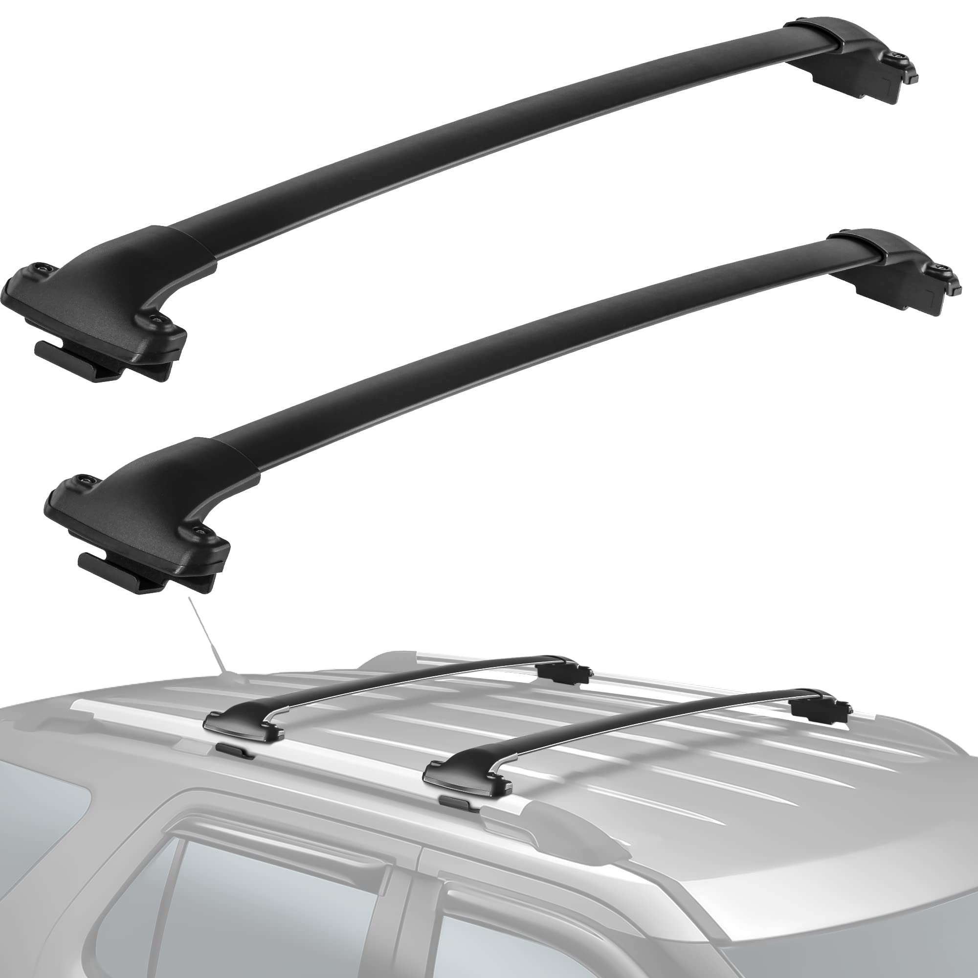 YITAMOTOR Roof Rack Cross Bars Compatible for 2020 2021 2022 2023 Ford