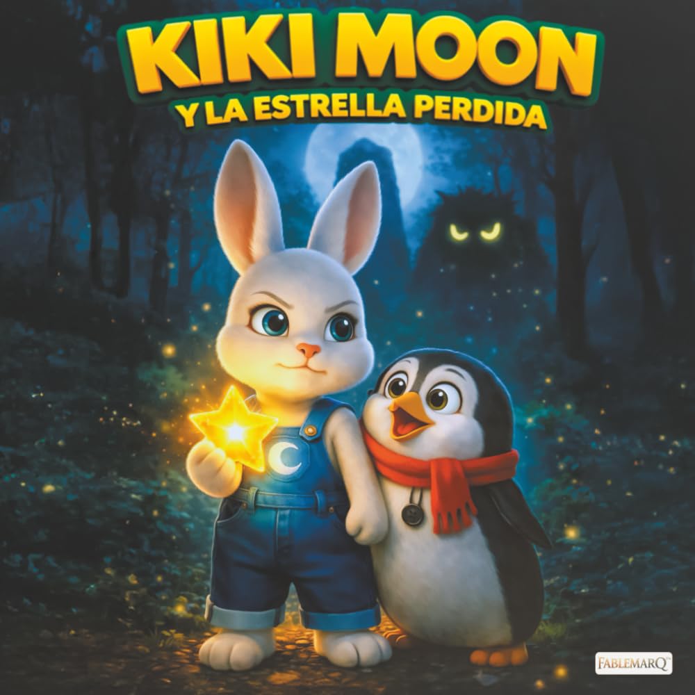 Kiki Moon y la Estrella Perdida: Álbum ilustrado de buenas noches que inspira valentía y amistad (6–10 años)