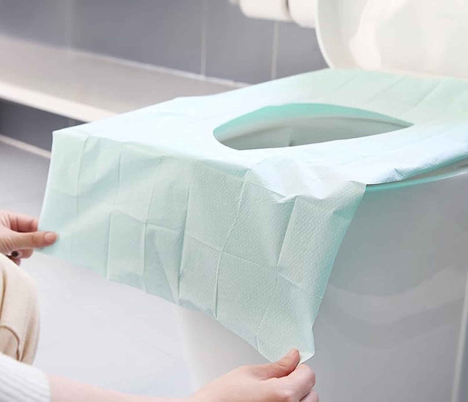 IkeaIKEA Public Restrooms and Travel Essential Toilet Seat Cover 500 Pcs Waterproof Sticker Individually Wrapped