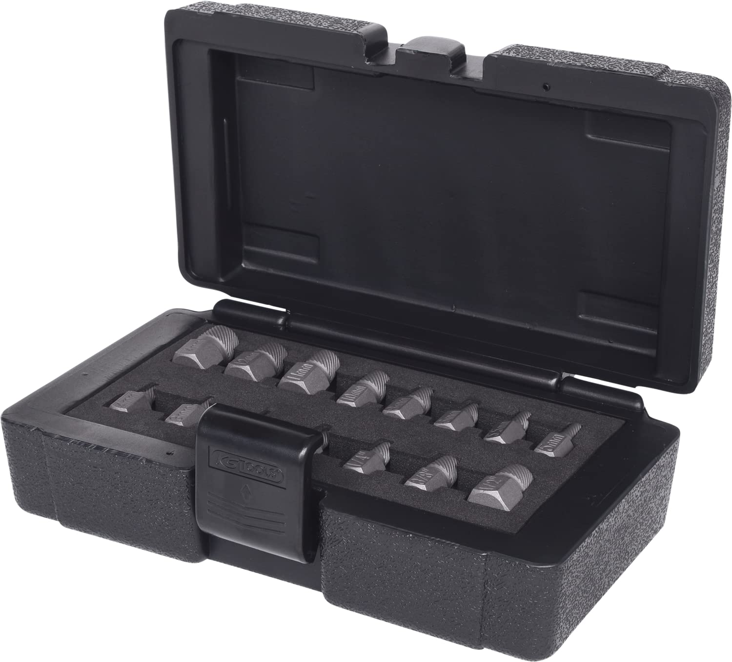 KS Tools 150.1385 Assortimento di Estrattori Elicoidali per Viti e Bulloni, 15 Pezzi