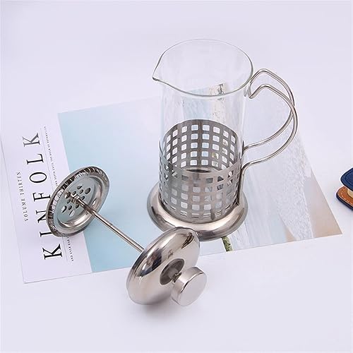 Miniatura 4 de Cafetera de acero inoxidable, prensa francesa, delicada, émbolo, tetera, cafetera, tetera, cafetera, tetera, tetera, tetera, cafetera, tetera, 11.8