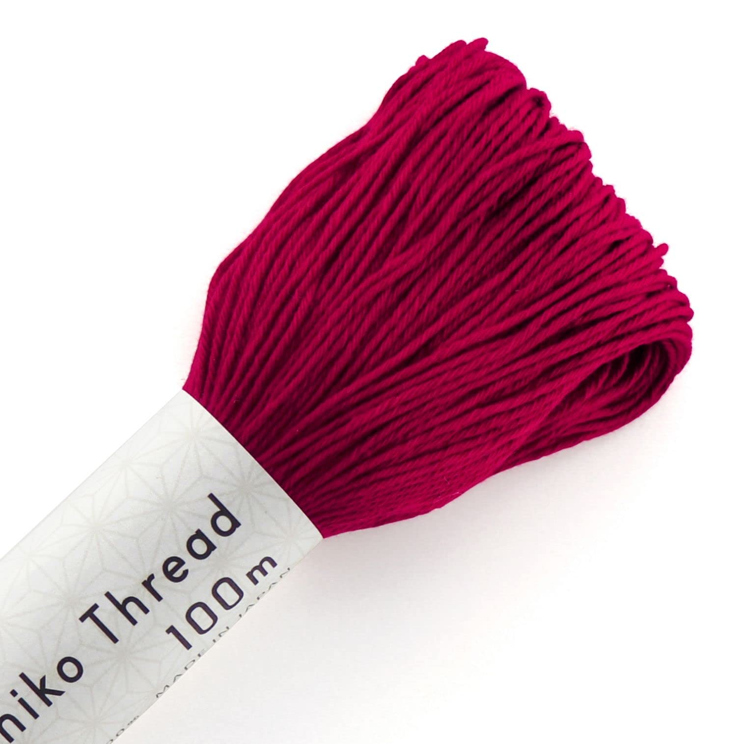 Sashiko Cotton Thread Olympus Japanese Embroidery 104 Crimson Red 100 Metre