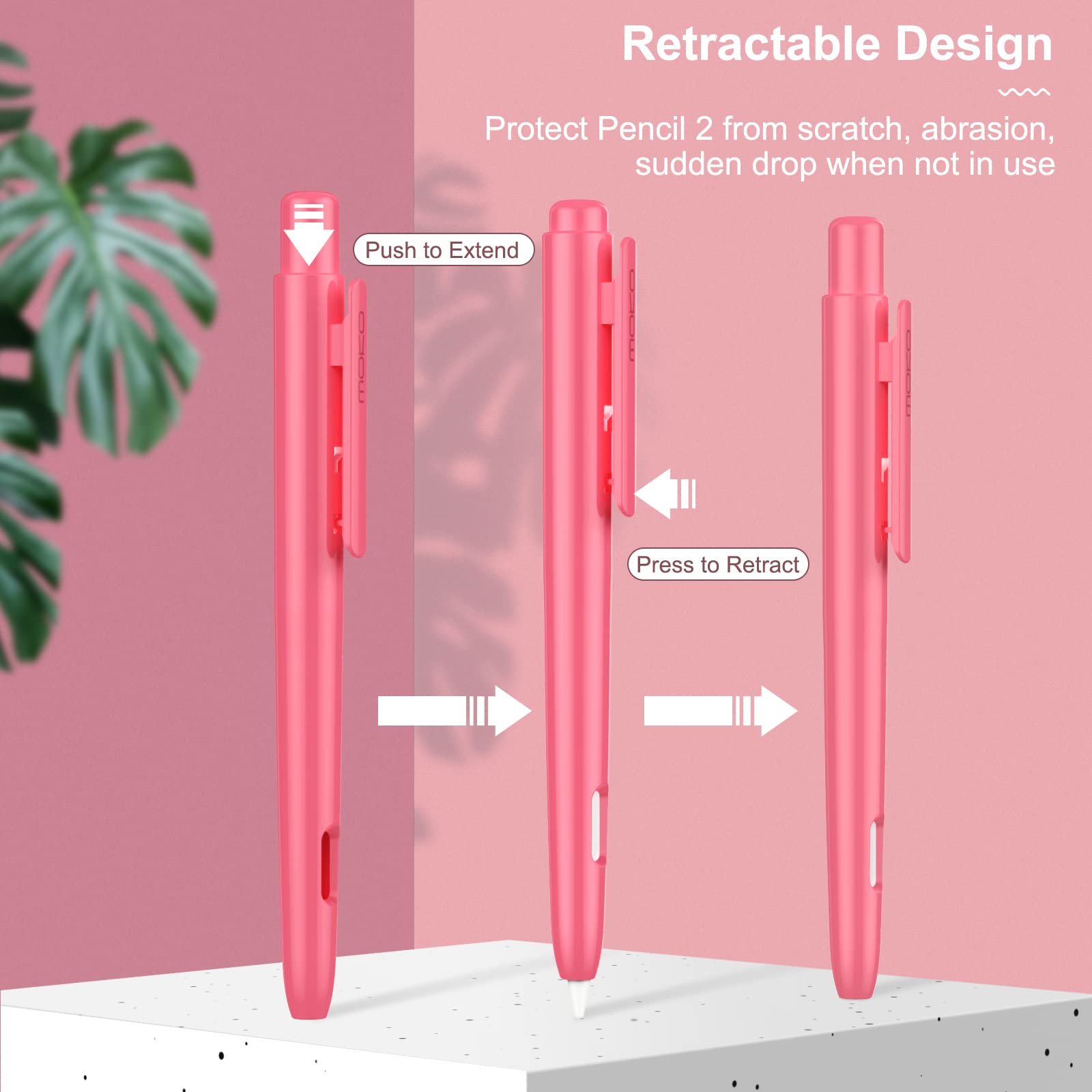 Apple Pencil 第2世代 MOKO ホルダーケース Amazon.com: MoKo Holder Case Compatible with Apple Pencil