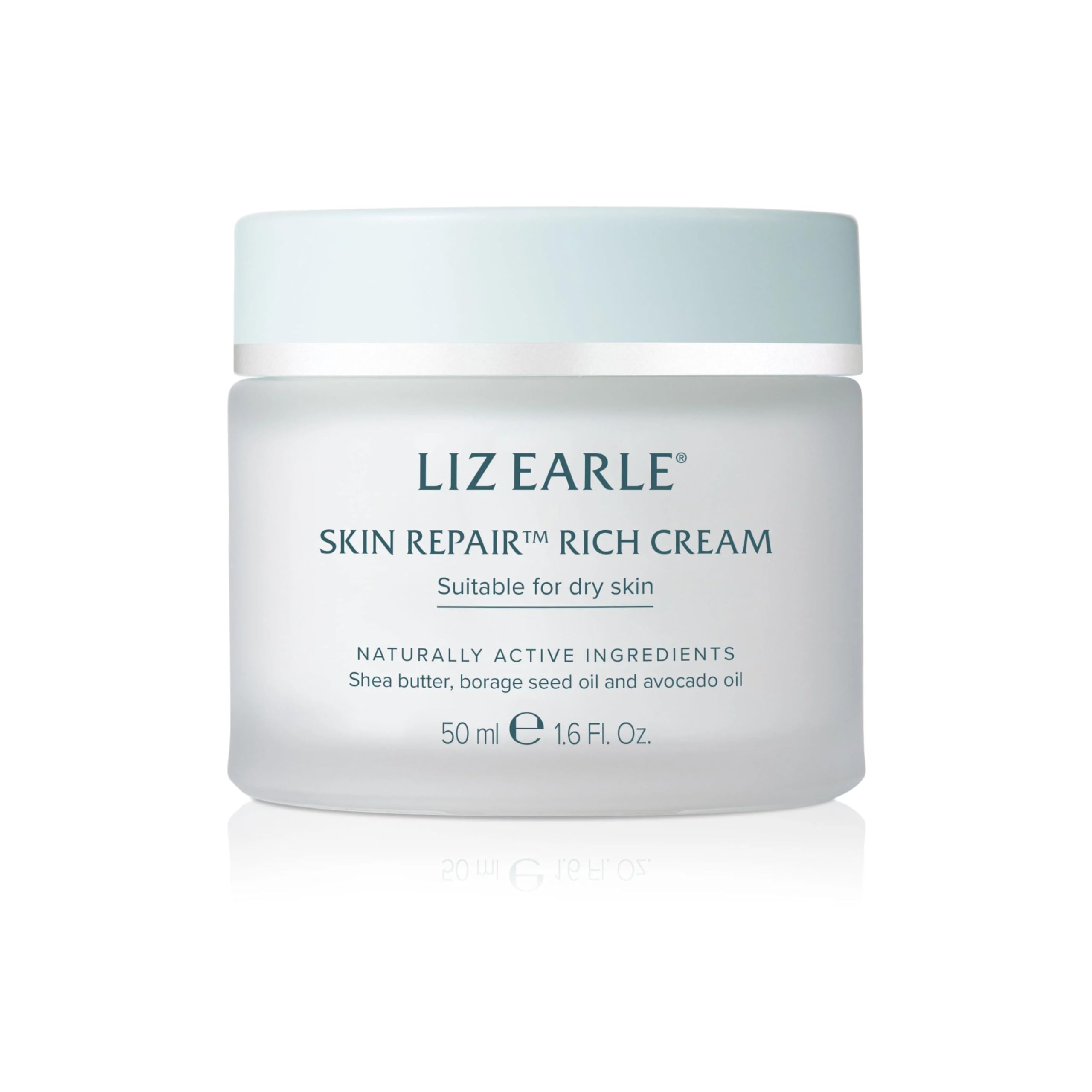 Liz Earle Skin Repair™ Rich Cream with Shea Butter, Borage Seed Oil and Avocado Oil for All Skin Types Including Sensitive Skin, 50ml