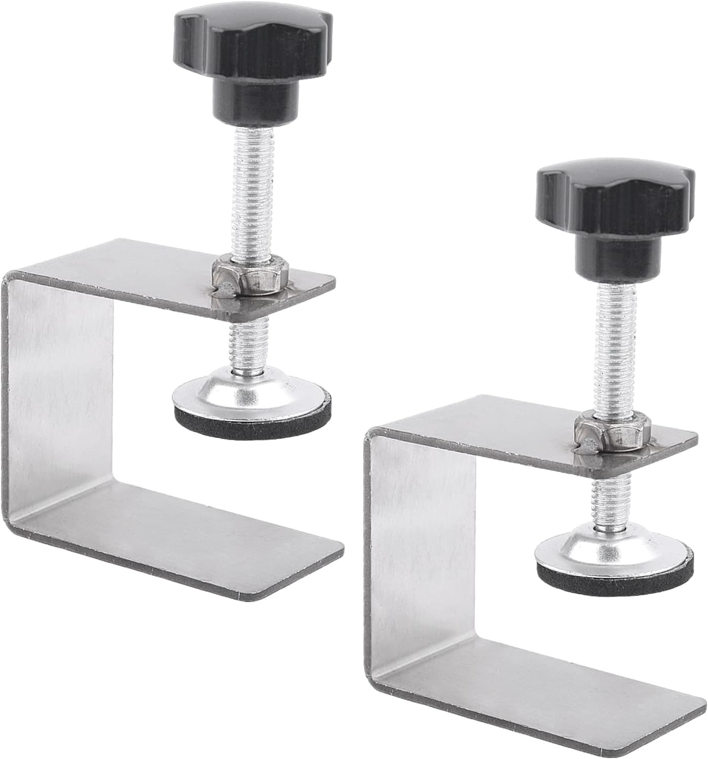 2PCS C Clamp Drawer Front Installation Clamps Heavy Duty Stainless