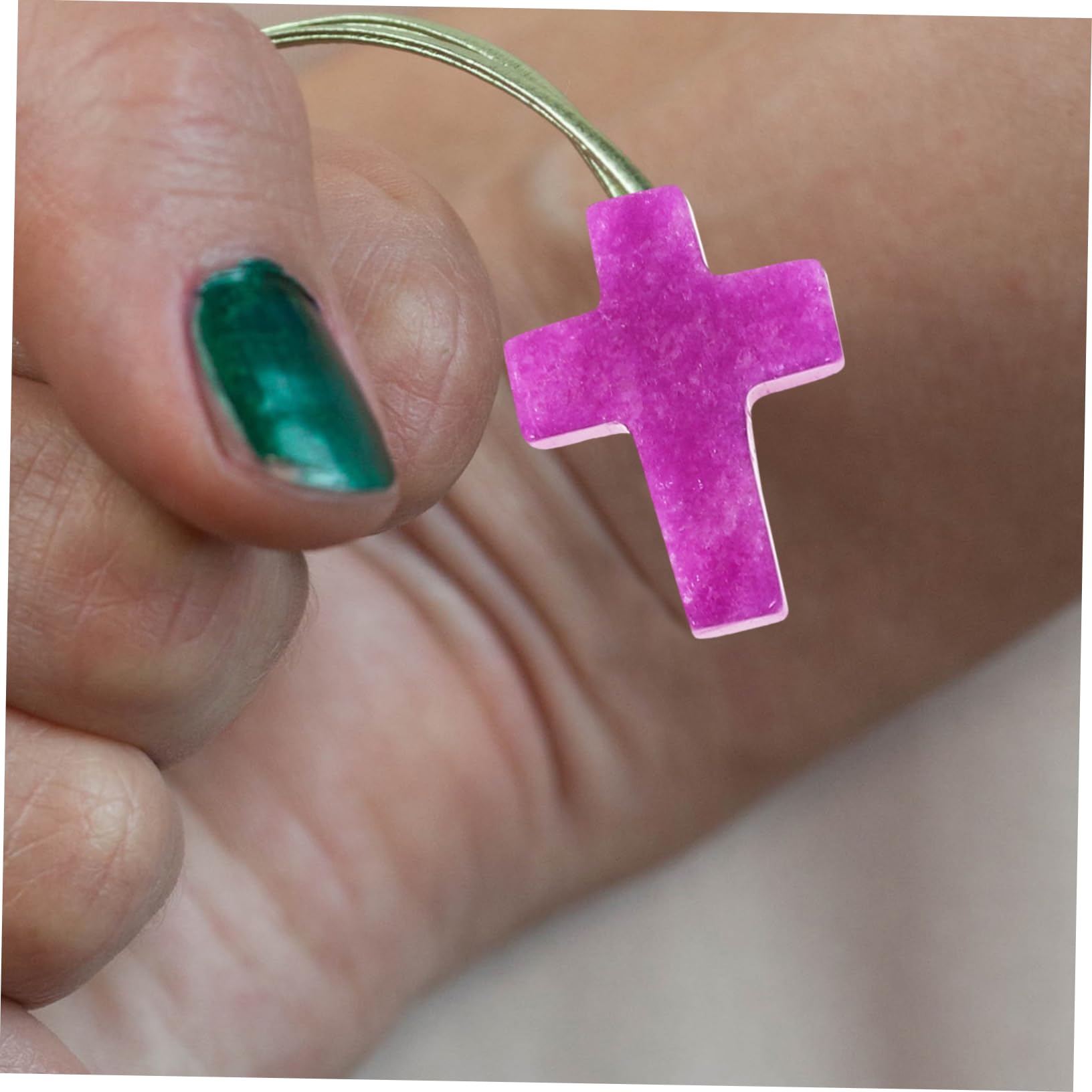 Artibetter Pendente in Cristallo Naturale Fabbricazione Kit Fascino Collane Collana Placcato Braccialetto Accessori Ciondoli Per Gioielli Fai Da Te Ciondoli Fai Da Te